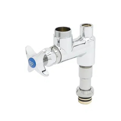 รูปภาพสำหรับ B-0286-LNEZ Big-Flo EasyInstall Add-On Faucet, Less Nozzle, 4-Arm Handle