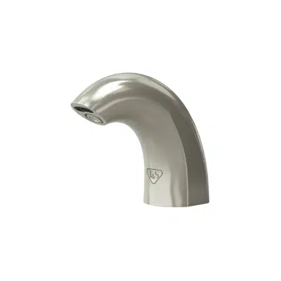 afbeelding voor ECW-3158-BN WaveCrest Compact Cast Spout Sensor Lavatory Fct, Single Hole Deck Mount, Brushed Nickel, 0.5 GPM / 1.9 LPM VR Hidden Spray Device