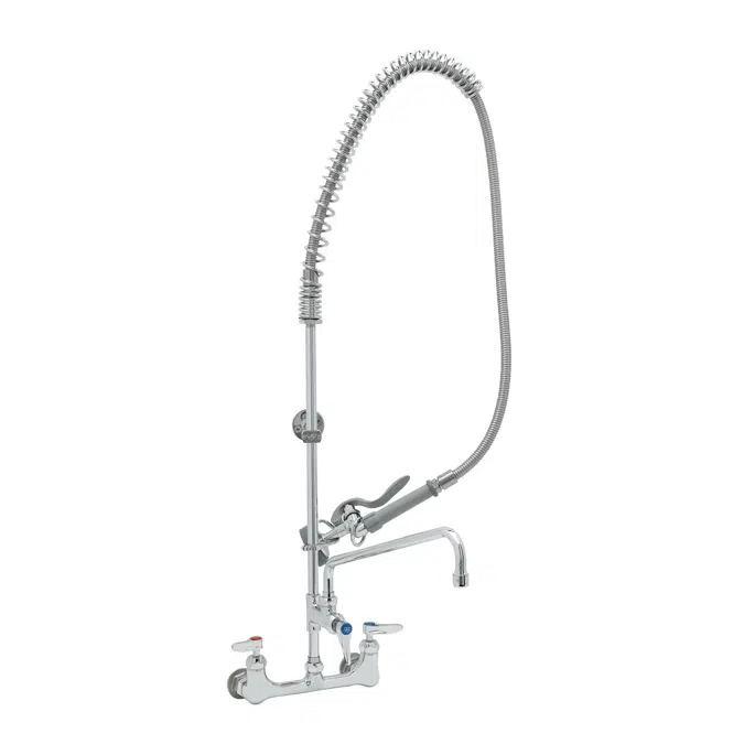 BIM objects - Free download! B-7142-01 Hose Reel, Open, Stainless Steel,  50' Hose, 3/8 ID with Spray Valve