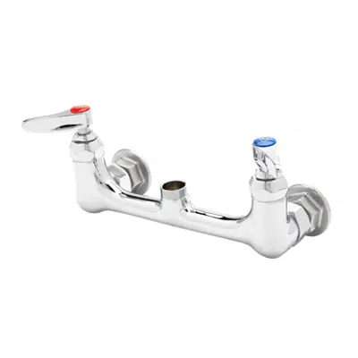 obraz dla B-0330-LN Double Pantry Rigid Base Faucet, Wall Mount, 8" Centers, Less Nozzle