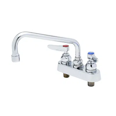 Imagem para B-1111 Workboard Faucet, Deck Mount, 4" Centers, 8" Swing Nozzle, Lever Handles}