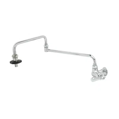 Image for B-0592-26-CH Pot Filler, Wall Mount, Single Temp, 26" Dbl-Joint Nozzle, Insulated On-Off Control, & Decor Club Handle (CW Index)