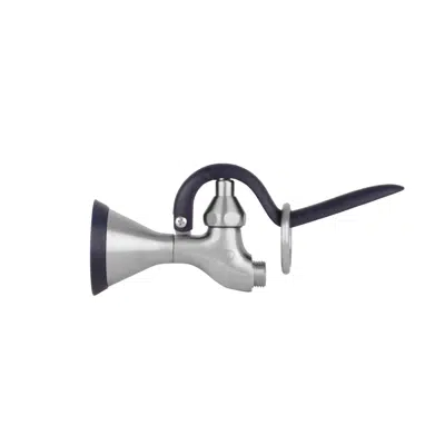 Image for S-0107-Y Stainless Steel 1.15 GPM Spray Valve (Blue) with Integrated Spray Face & Bumper (New-Style)