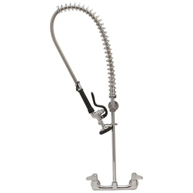 5PR-8W00 Equip Pre-Rinse, Wall Mount Base, 8" Centers, 6" Wall Bracket