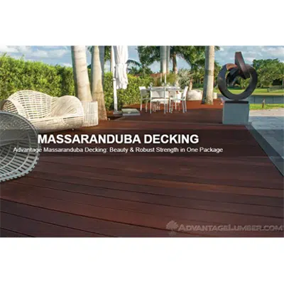 afbeelding voor Massaranduba Decking