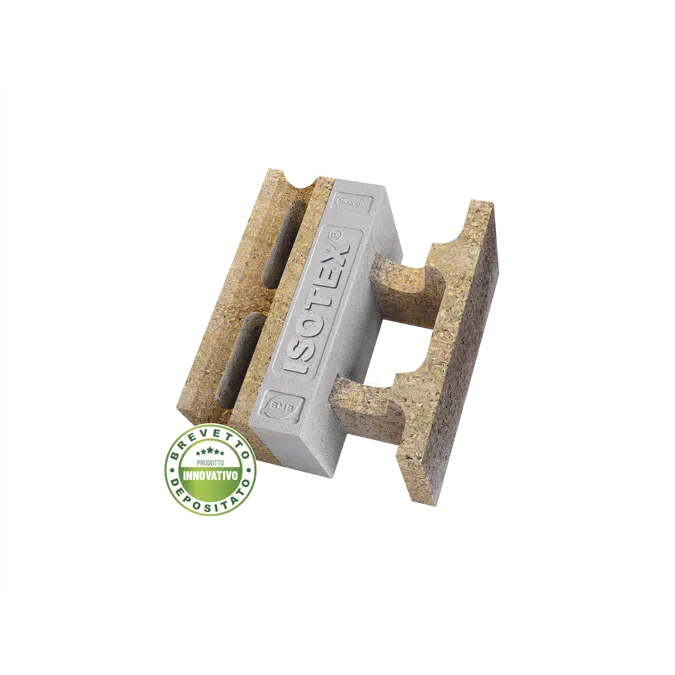 HDIII 44/11 graphite. BLOC ISOTEX AIR POUR MUR A VENTILATION INTEGREE