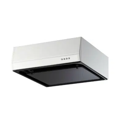 Image pour 梁対応型レンジフード(シロッコファン) 間口60cm ホワイト MY-3G-601_L_W