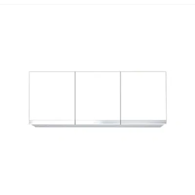 Image pour 吊戸棚 (高さ60cmタイプ) 間口120cm ホワイト M7-120HN_W