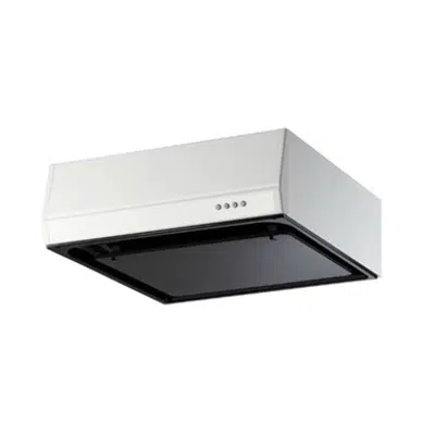 Image pour 梁対応型レンジフード(シロッコファン) 間口75cm ホワイト MY-3G-751_L_W