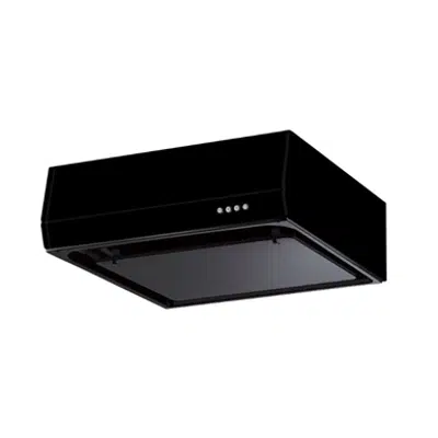 kép a termékről - 梁対応型レンジフード(シロッコファン) 間口60cm ブラック MY-3G-601_R_BK