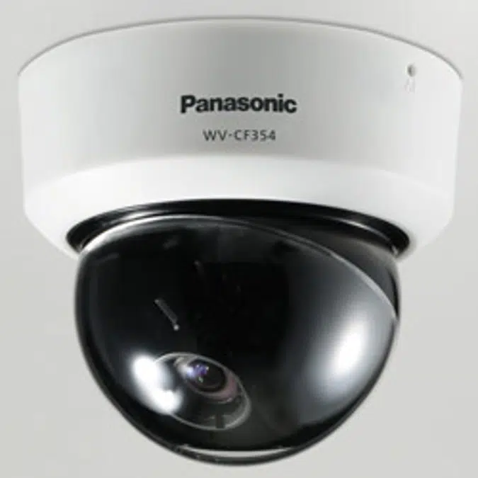 BIM objects Free download! WVCF354 Day/Night Fixed Dome Analog Cameras with Auto Back Focus