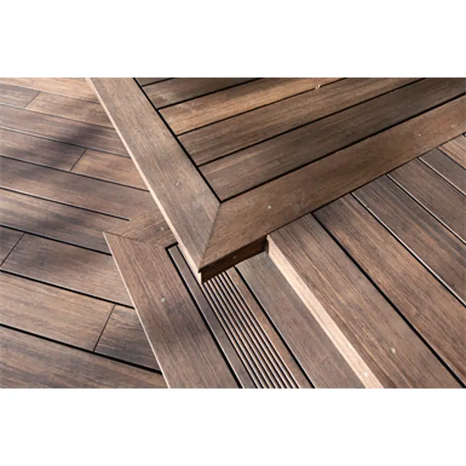 Terrassendielen Bamboo X-treme Unbehandelte 137 mm