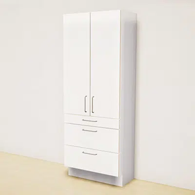 Material Cabinet, 2 doors, 3 drawers图像