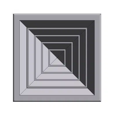 画像 BIMobject TH x Thai Obayashi_Diffuser 4CSD Ceiling Square Komfortflow Fresh