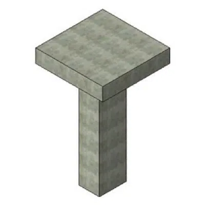 imagen para BIMobject TH x Thai Obayashi_SquareColumnWithDropPanel  