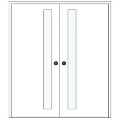 BIMobject TH x Thai Obayashi_DoubleSwingDoor_Metal_180x210_G15x184 için görüntü