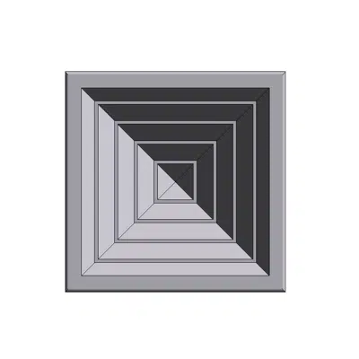 изображение для BIMobject TH x Thai Obayashi_Diffuser 4CSD Ceiling Square Komfortflow Return
