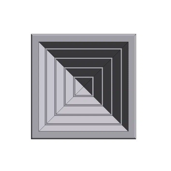 BIMobject TH x Thai Obayashi_Diffuser 4CSD Ceiling Square Komfortflow Return