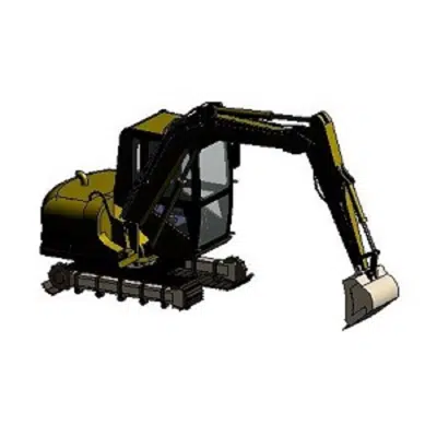 画像 BIMobject TH x Thai Obayashi_SmallLongReachExcavator