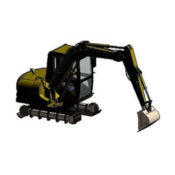 BIMobject TH x Thai Obayashi_SmallLongReachExcavator