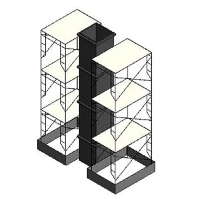 bild för BIMobject TH x Thai Obayashi_FormworkColumnwithScaffolding