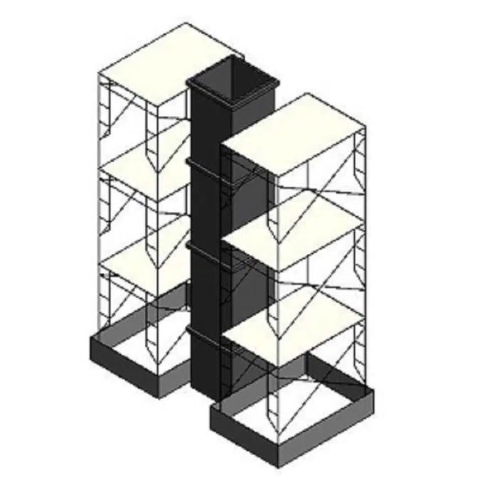 BIMobject TH x Thai Obayashi_FormworkColumnwithScaffolding