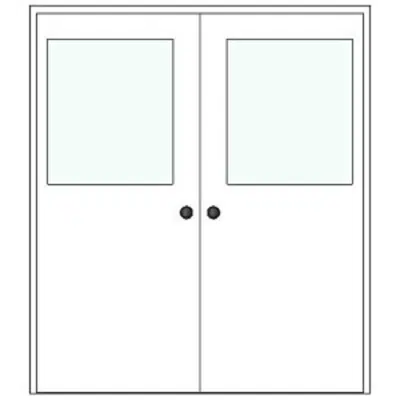 Image pour BIMobject TH x Thai Obayashi_DoubleSwingDoor_Metal_180x210_G69x80