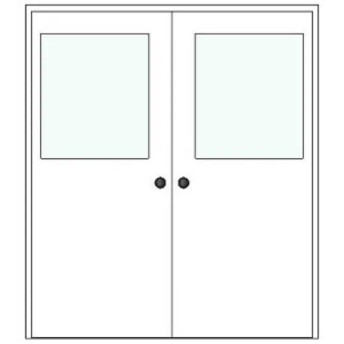 BIMobject TH x Thai Obayashi_DoubleSwingDoor_Metal_180x210_G69x80