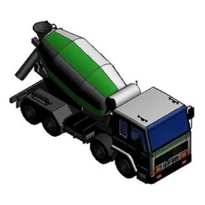 Image for BIMobject TH x Thai Obayashi_12WheelsConcreteMixerTruck