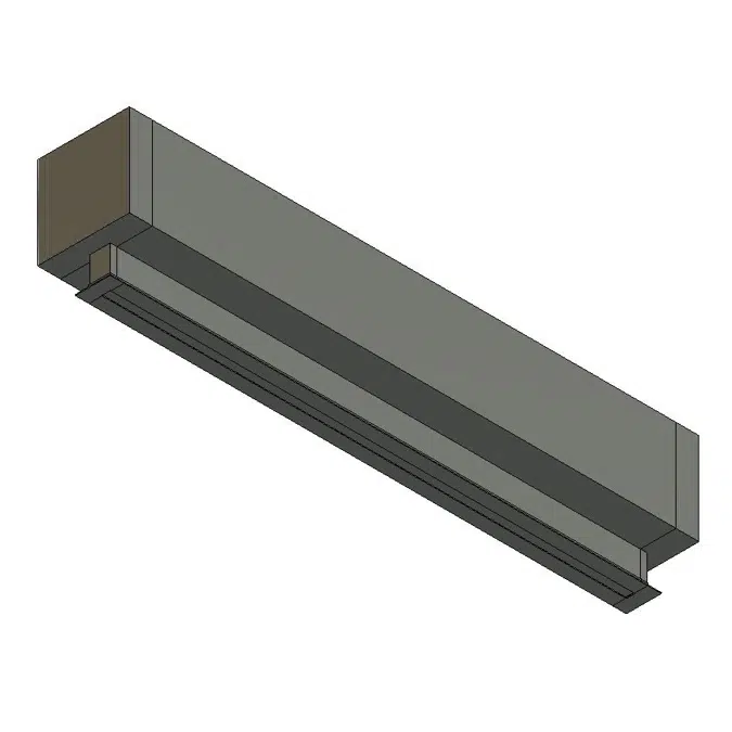 BIMobject TH x Thai Obayashi_Slot Linear Diffuser Front