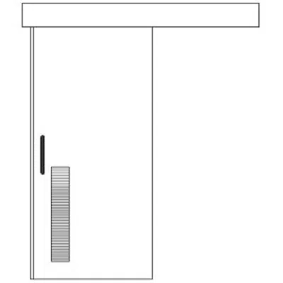 BIMobject TH x Thai Obayashi_SingleSlideDoor_Metal_90x210_withLouver için görüntü