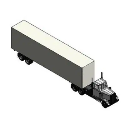 afbeelding voor BIMobject TH x Thai Obayashi_Large-18WheelsFlatbedTrailer