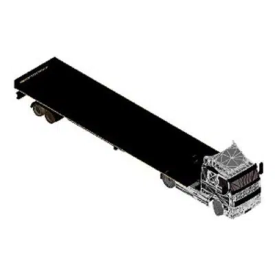 изображение для BIMobject TH x Thai Obayashi_Large-14WheelsFlatbedTrailer