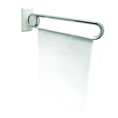 Image for Cavere Chrome Shower guard rail vario, suspendable, L = 850, without base plate