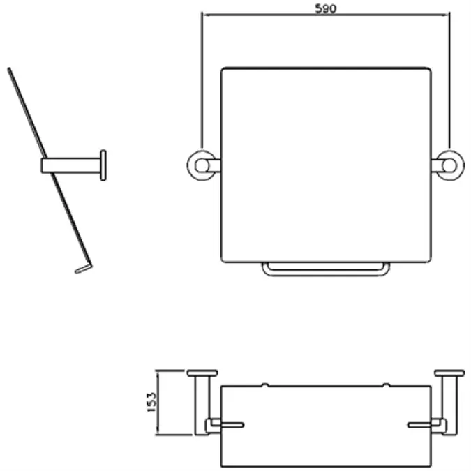 BIM objects - Free download! Inox Care Inox Care Adjustable mirror ...