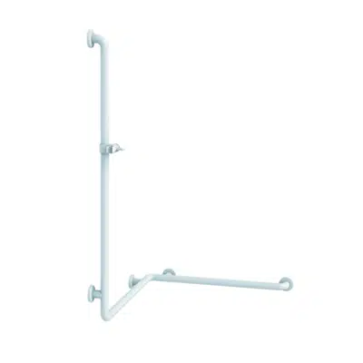 Image for Nylon Care Shower handrail with shower head rail, 763x763x1158