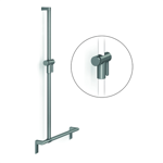 cavere shower handrail with shower head rail, movable, 600 x 1200