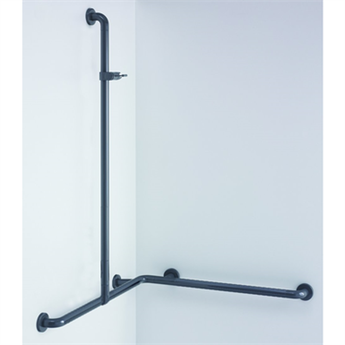 Objetos BIM ¡Descarga gratis! Nylon Care Shower handrail with shower