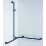 nylon care shower handrail with shower head rail, movable 763x763x1158