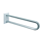 cavere chrome fixed wall support rail vario, suspendable l = 850 without base plate