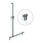 cavere shower handrail with shower head rail, movable, 900 x 1200