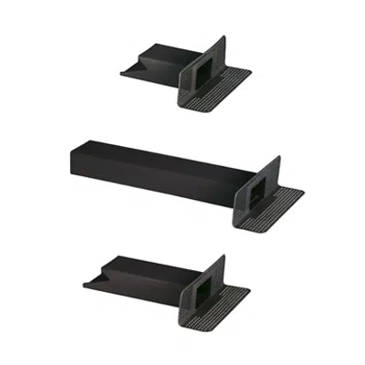 billede til 87° ANGLED ROOF DRAIN WITH MESHED FLANGE RECTANGULAR PIPES MM 65x97