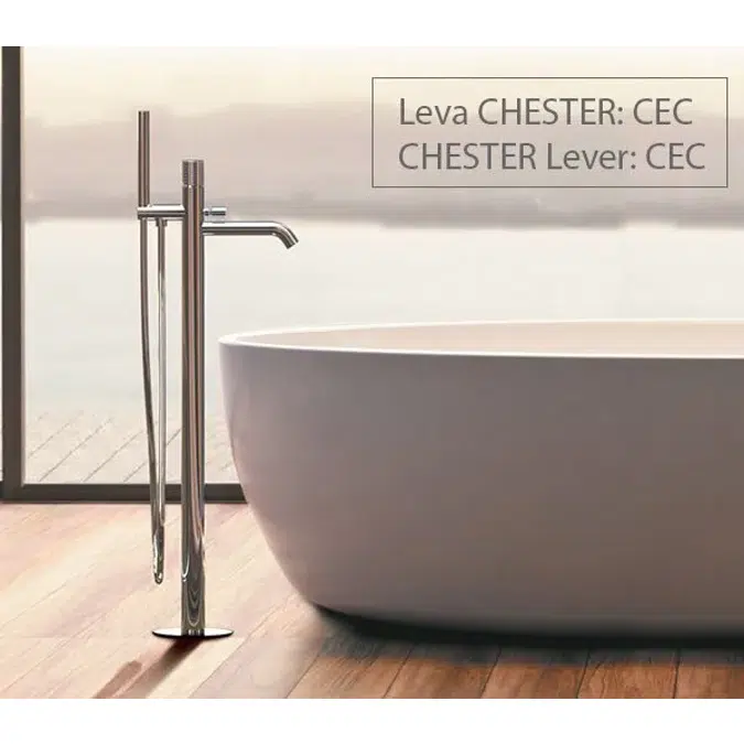 Single-lever bath mixer floor mounting CEC08