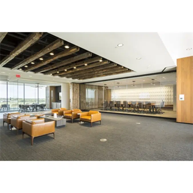 PrivaSEE™—All Glass Single Track Sliding System for Acoustical Separation