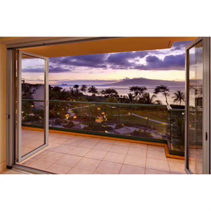 NanaWall® SL60 - The Standard Thermally Broken Aluminum Framed Folding System