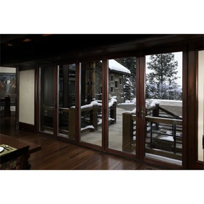 NanaWall® HSW66 - The Wood Framed Single Track Sliding System