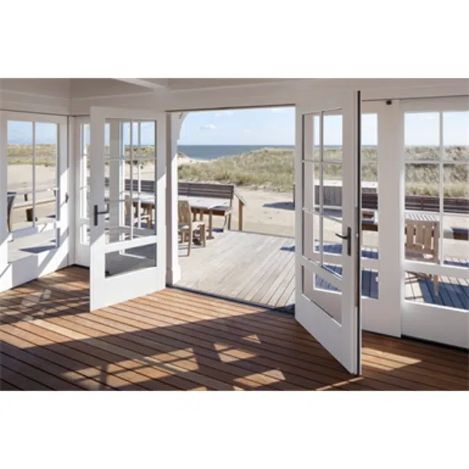 NanaWall® HSW66 - The Wood Framed Single Track Sliding System