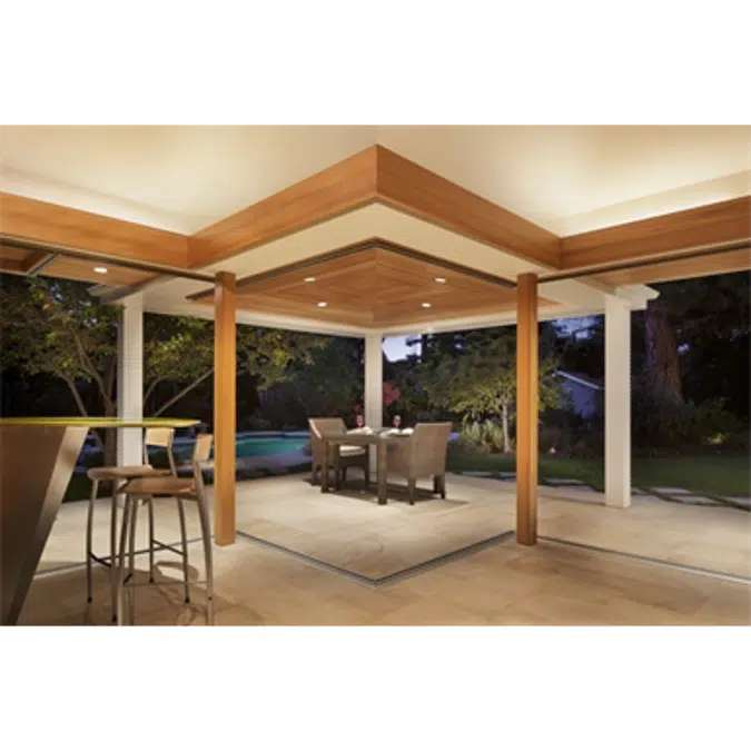 NanaWall® HSW66 - The Wood Framed Single Track Sliding System