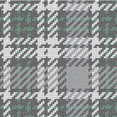 imagen para Tartan Placid Pewter Tactile Textile Mosaic