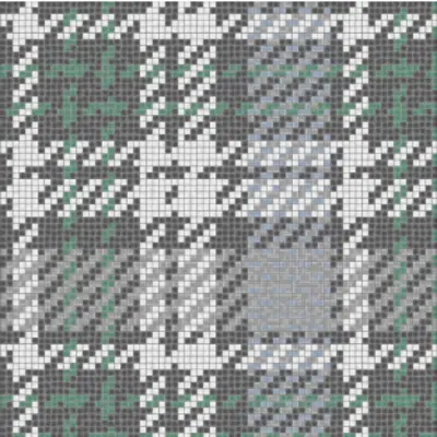 Image for Tartan Placid Pewter Tactile Textile Mosaic